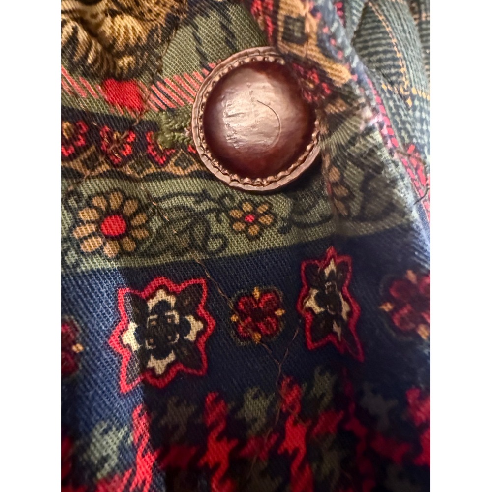 David Brooks Vintage Quilted Patchwork Blazer Pheasant Plaid Womens 4 Old Money - Picture 6 of 11